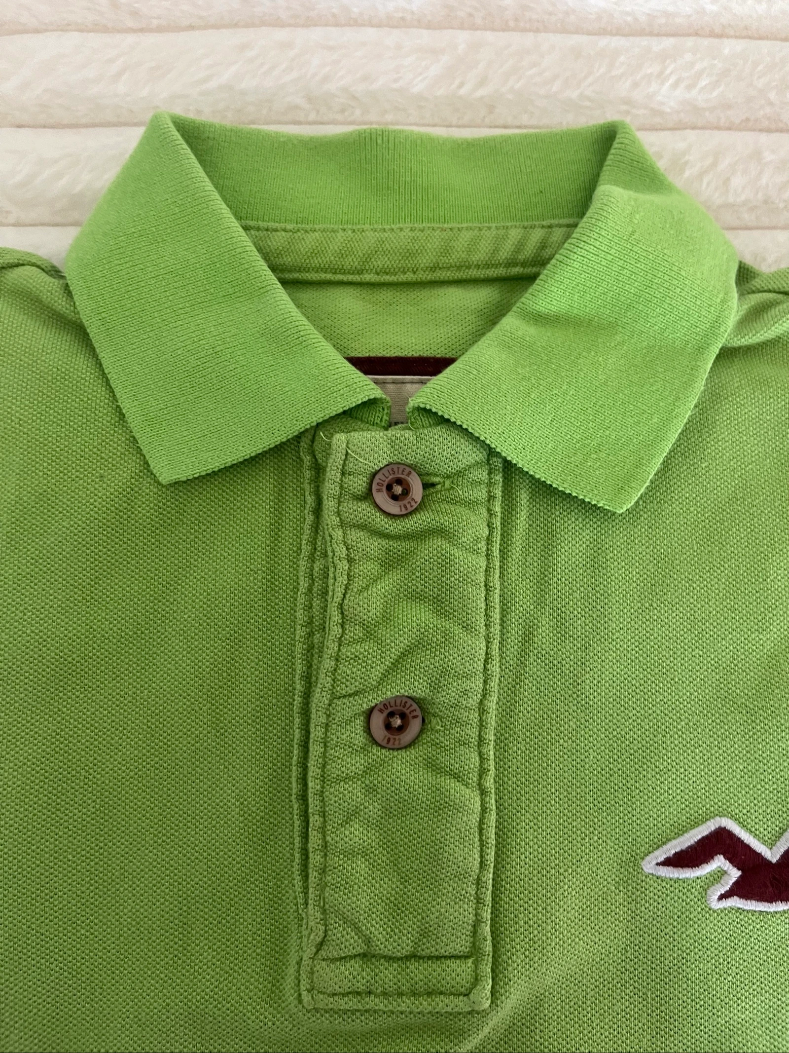 Polo Hollister Vert Pomme - Maat S - Zeer Goede Staat – photo 3
